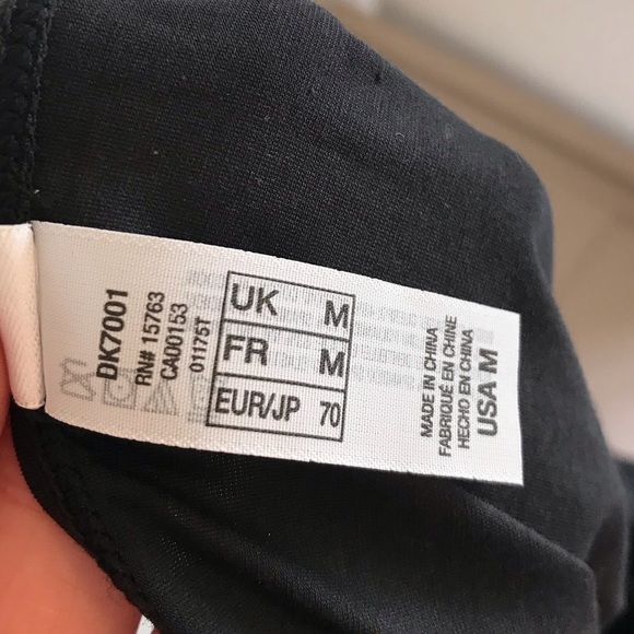 DKNY | NWT Black Silky Lace Trim Tank - Picture 6 of 7